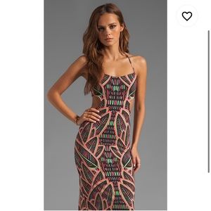 Mara Hoffman Tie Back Cut Out Dress